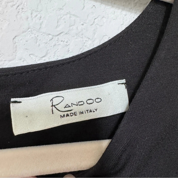 Rosanna&Co Made in Italy Silk Sleeveless Animal Print Midi Dress Black Yellow L - Picture 7 of 9